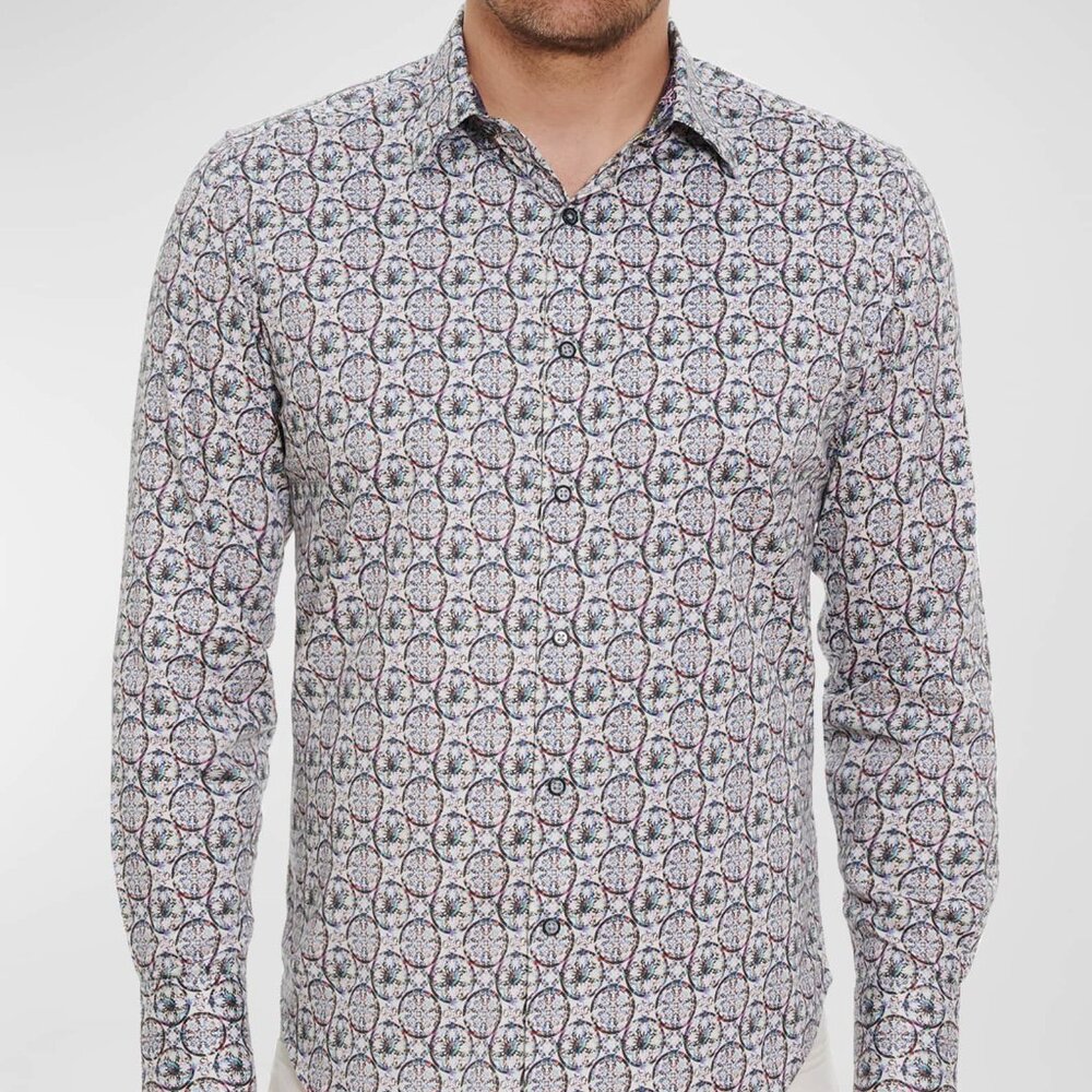 Robert Graham Men's Sundial Long-Sleeve Woven Shirt NWT